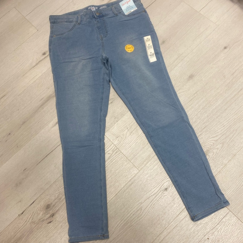 Cat & Jack Steel Blue Girls' Jeggings